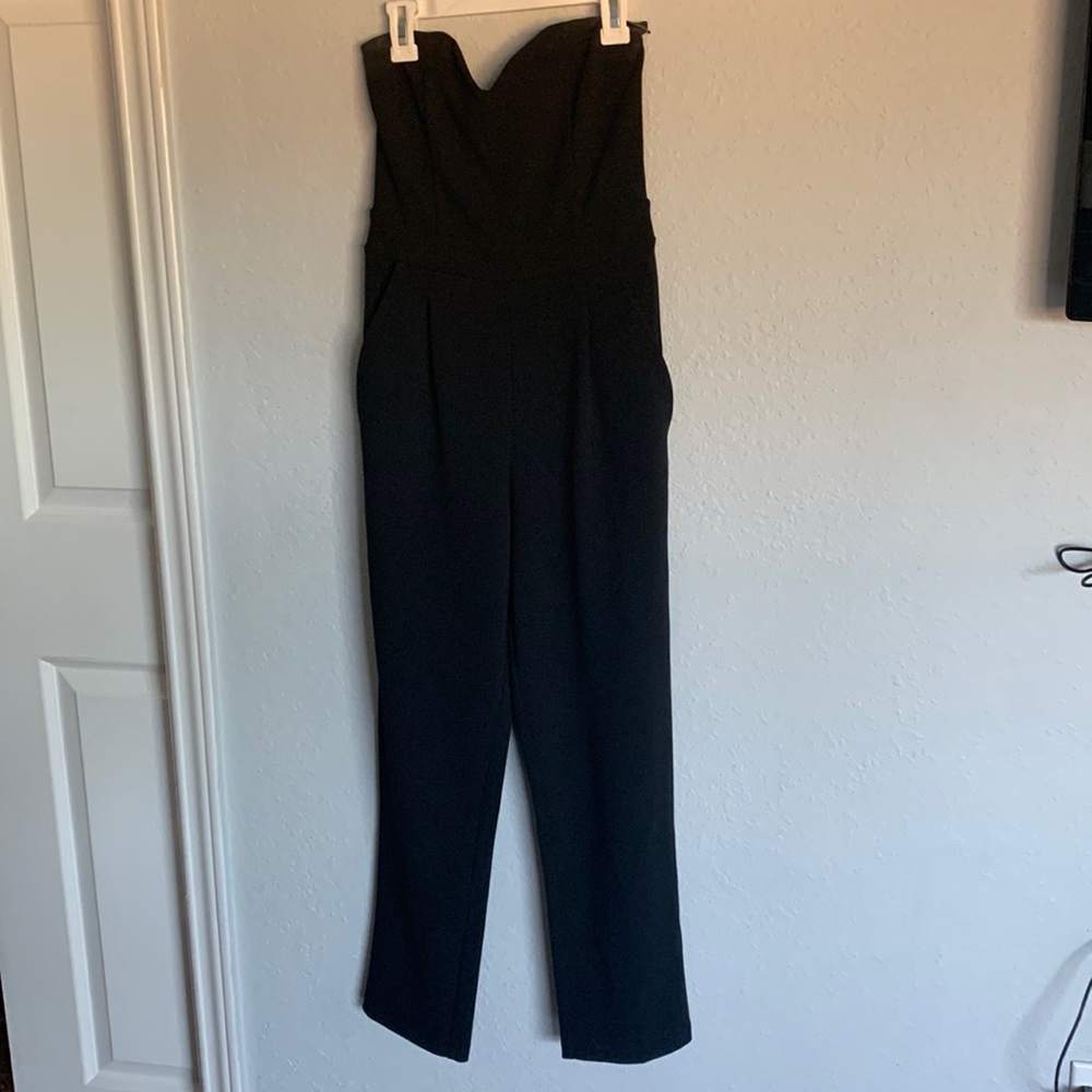 Express jumpsuit, strapless